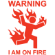 Наклейка «Warning ...»