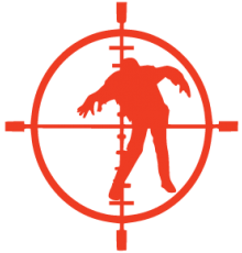 Наклейка «Zombie in Sight»