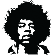 Наклейка «Jimi Hendrix»