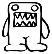 Наклейка «Domo-kun»