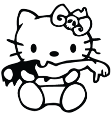 Наклейка «Hello Kitty ZS»