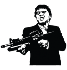 Наклейка «Tony Montana»