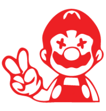 Наклейка «Super Mario»