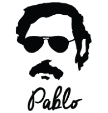 Наклейка «Pablo Escobar»