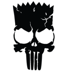 Наклейка «Bart Simpson»