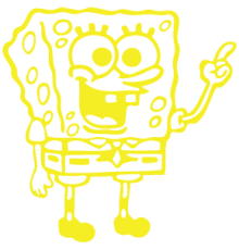 Наклейка «Sponge Bob»