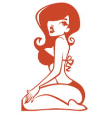 Наклейка «Pin Up v7»