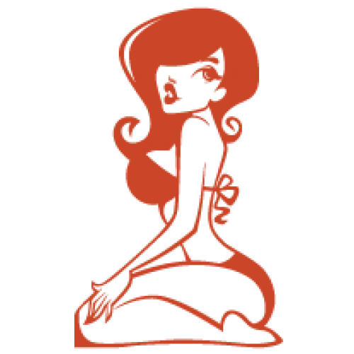 Наклейка «Pin Up v7»