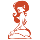 Наклейка «Pin Up v7»