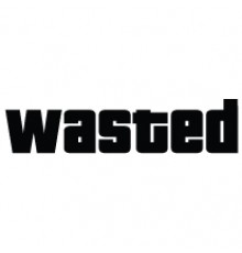 Наклейка «Wasted v2»