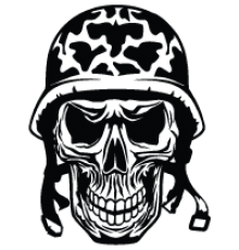 Наклейка «Army Skull v3»