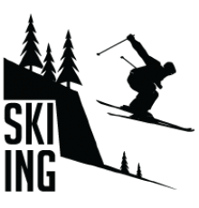 Наклейка «Лижник v3»