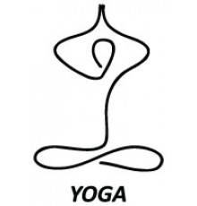 Наклейка «Yoga»