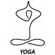 Наклейка «Yoga»