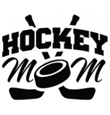 Наклейка «Hockey Mom v7»