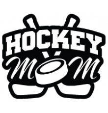 Наклейка «Hockey Mom v8»