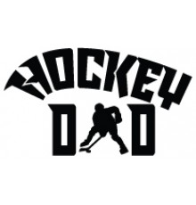 Наклейка «Hockey Dad v3»