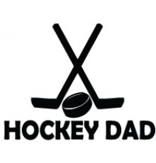 Наклейка «Hockey Dad v4»