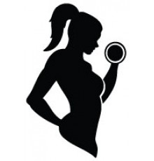 Наклейка «Fitness Girl»
