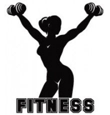 Наклейка «Fitness v4»