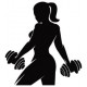 Наклейка «Fitness Girl v3»