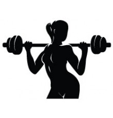 Наклейка «Fitness Girl v5»
