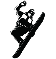 Наклейка «Snowboarder»