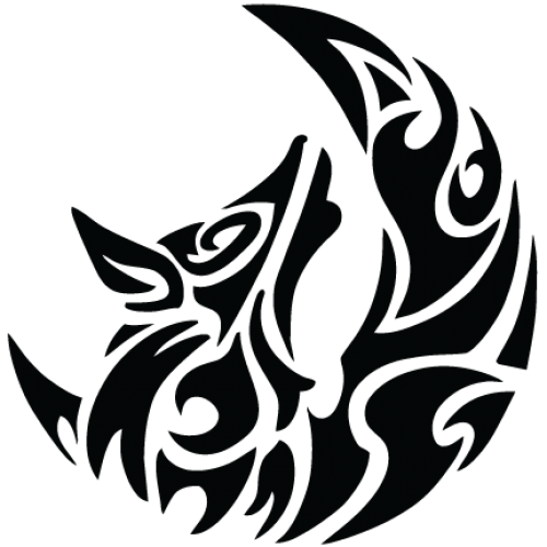 Наклейка «MoonWolf TS»