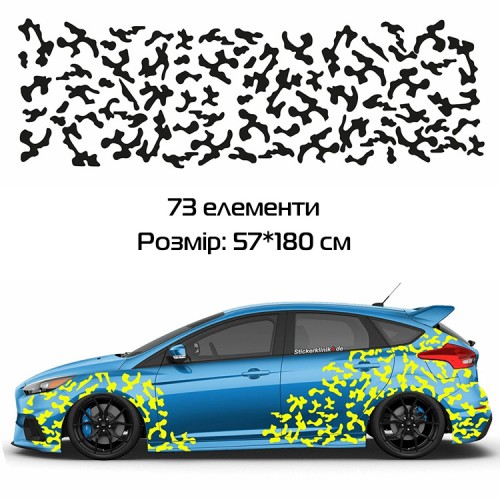 Наклейка  «Камуфляж v4»