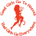 Наклейка «Good Girls GTH»