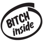 Наклейка «Bitch Inside»