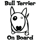 Наклейка «Bullterrier on board»