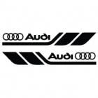 Набор наклеек «Audi» 2 шт.
