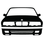 Наклейка «BMW e34»