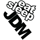 Наклейка «Eat Sleep JDM»