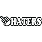 Наклейка «F*ck Haters»