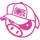 Наклейка «JDM Pig Cap»