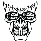 Наклейка «Offroad Skull»