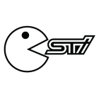 Наклейка «PacMan STI»