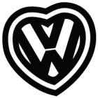 Наклейка «VW Heart»
