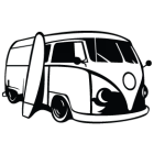 Наклейка «VW Bus v4»