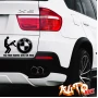 Наклейка «No Free Rides! BMW»