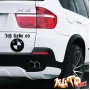 Наклейка «Ich liebe es BMW»
