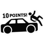 Наклейка «10 Points»