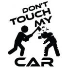Наклейка «Don't Touch My Car v3»