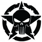 Наклейка «Jeep Star Punisher»