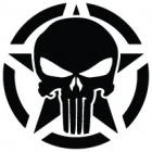 Наклейка «Jeep Star Punisher v2»