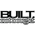 Наклейка «Built. Not Bought»