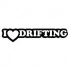 Наклейка «I Love Drifting»