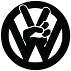 Наклейка «VW Peace»